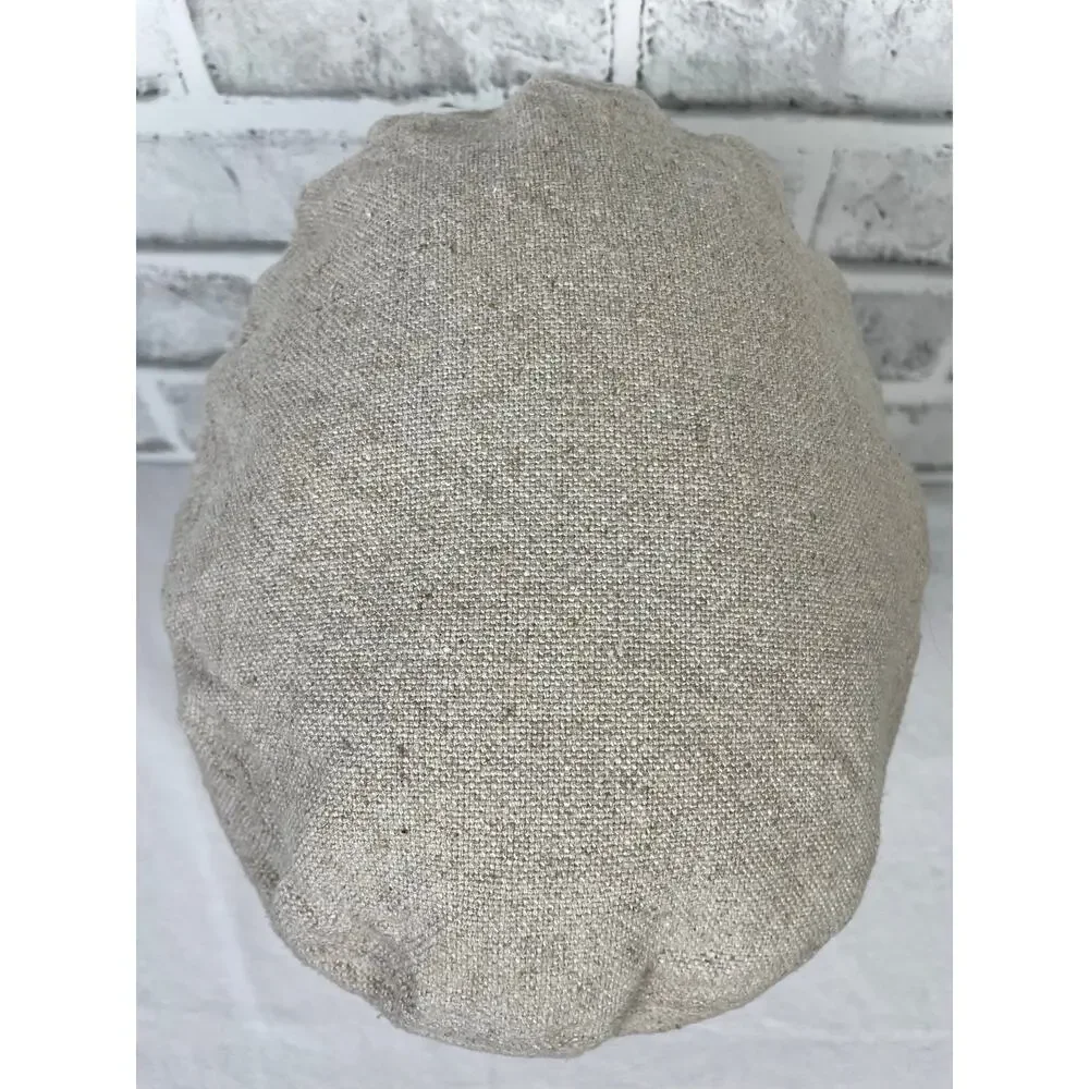Gigi Pip Linen Baker Boy Hat Size 57 Beige Newsboy Cabbie Cap Fisherman